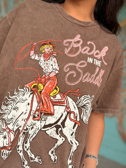 Back in the Saddle Mineral Coffee Tee