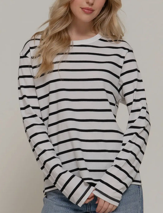 Ivory Round Neck Short Sleeve Top