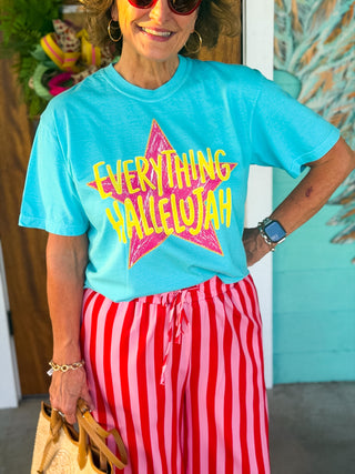 Lagoon Blue Everything Hallelujah Tee