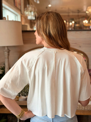 Washed Pearl Active Tee