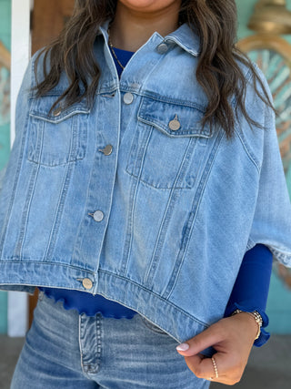 Risen Flowy Square Cape Jacket
