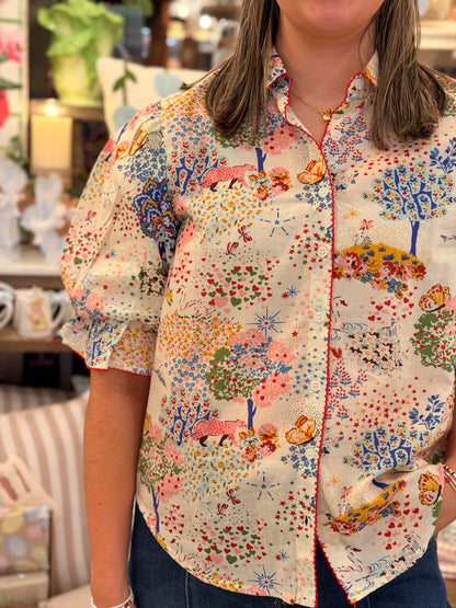 Ivy Jane Whimsical Floral Top