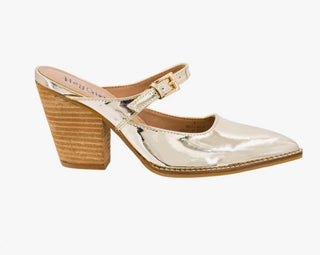 Corkys Sober Up Gold Metallic Heel