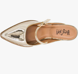 Corkys Sober Up Gold Metallic Heel