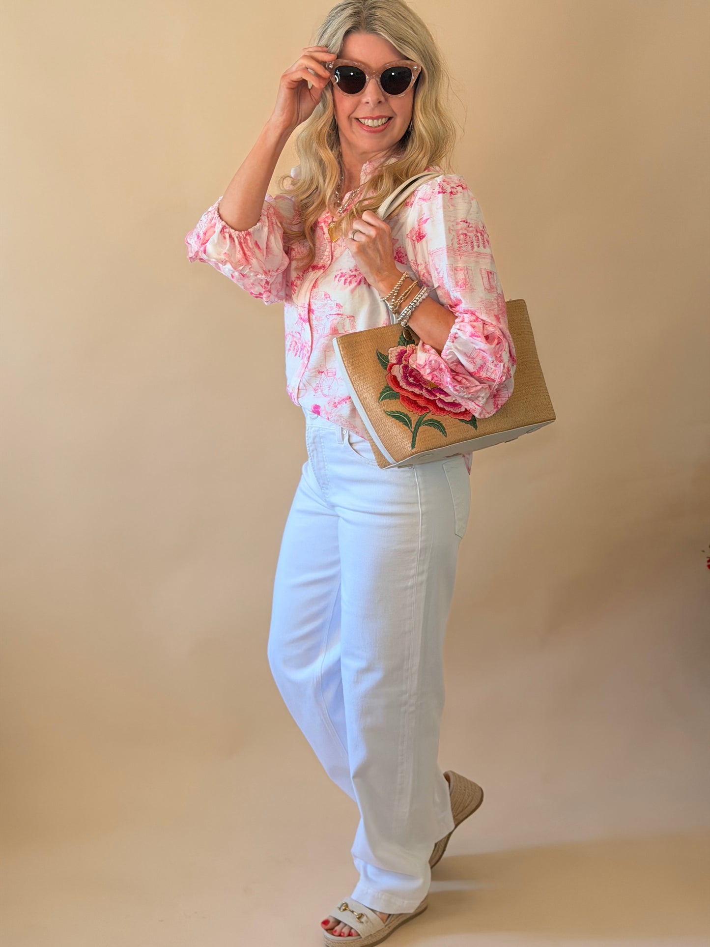 Ivy Jane Ivory Scene in Paris Top