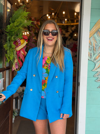 Azul Blue Tailored Blazer