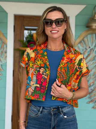 Sister Mary Printed Frida's Vest