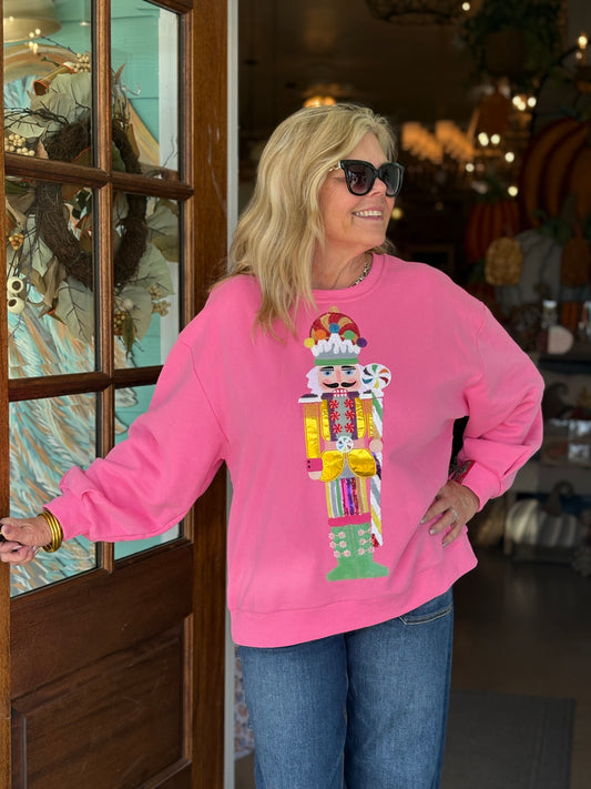Queen of Sparkles Candyland Nutcracker Sweatshirt