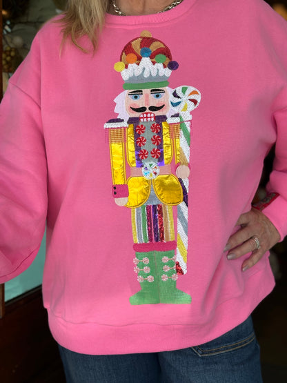 Queen of Sparkles Candyland Nutcracker Sweatshirt
