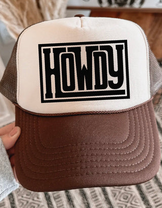 Howdy Chocolate Trucker Hat