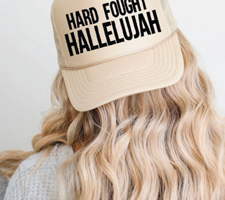 Hard Fought Hallelujah Trucker Hat