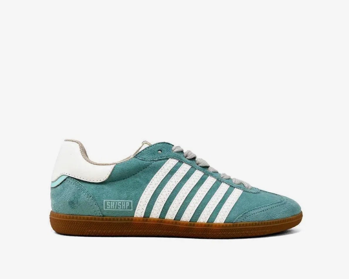ShuShop Stevie Aqua Suede Sneaker