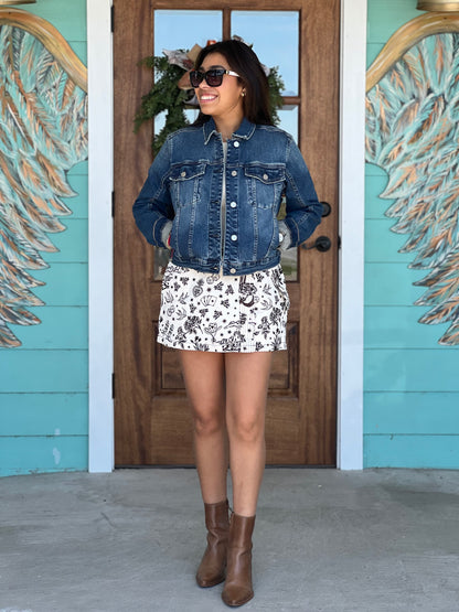 Mica Dark Wash Denim Jacket