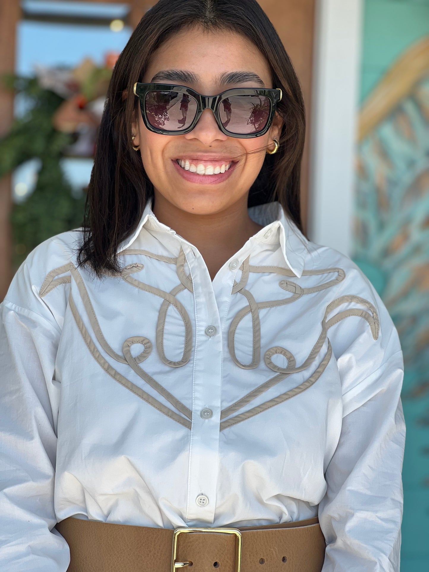 Wild West Maxi Shirt Dress