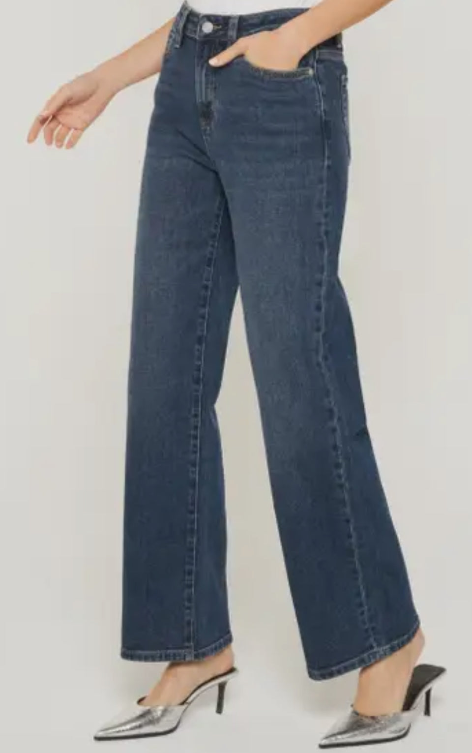 Mica High Rise Straight Leg Denim