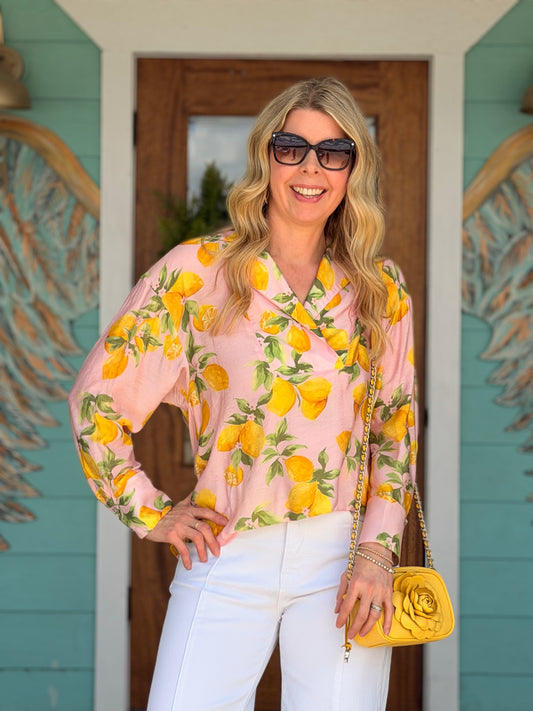 Ivy Jane Pink Lemon Drop Shirt