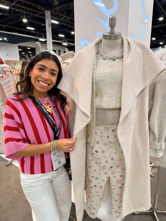 Pink & Red Stripe Emma Top