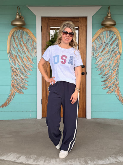 USA Patch White Tee