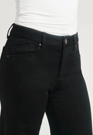 1822 Denim 30in Black Better Butter HR Wide Leg Denim