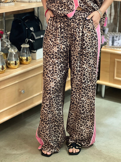 Leopard Pink Stripe Pants