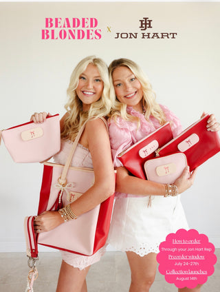 JH x Beaded Blondes Bedell Blush Coated Canvas