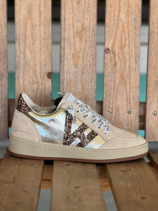 Vintage Havana Step 1 Washed Gold Sneakers