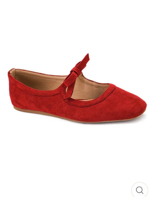Corkys Layover Red Ballet Flat