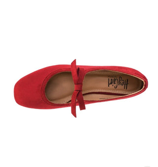 Corkys Layover Red Ballet Flat