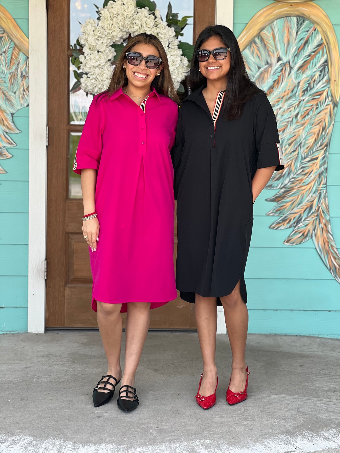Black Wendi Tunic Dress