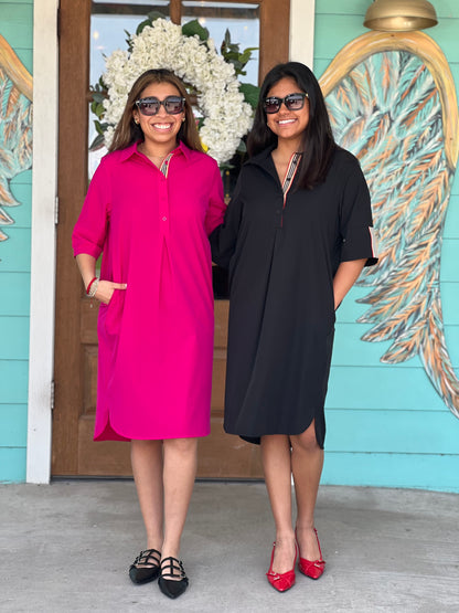 Fuchsia Wendi Tunic Dress