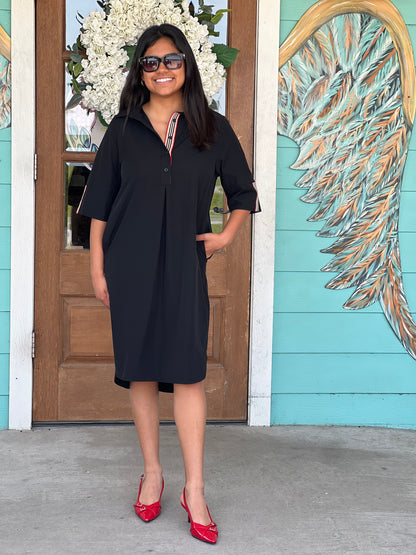 Black Wendi Tunic Dress