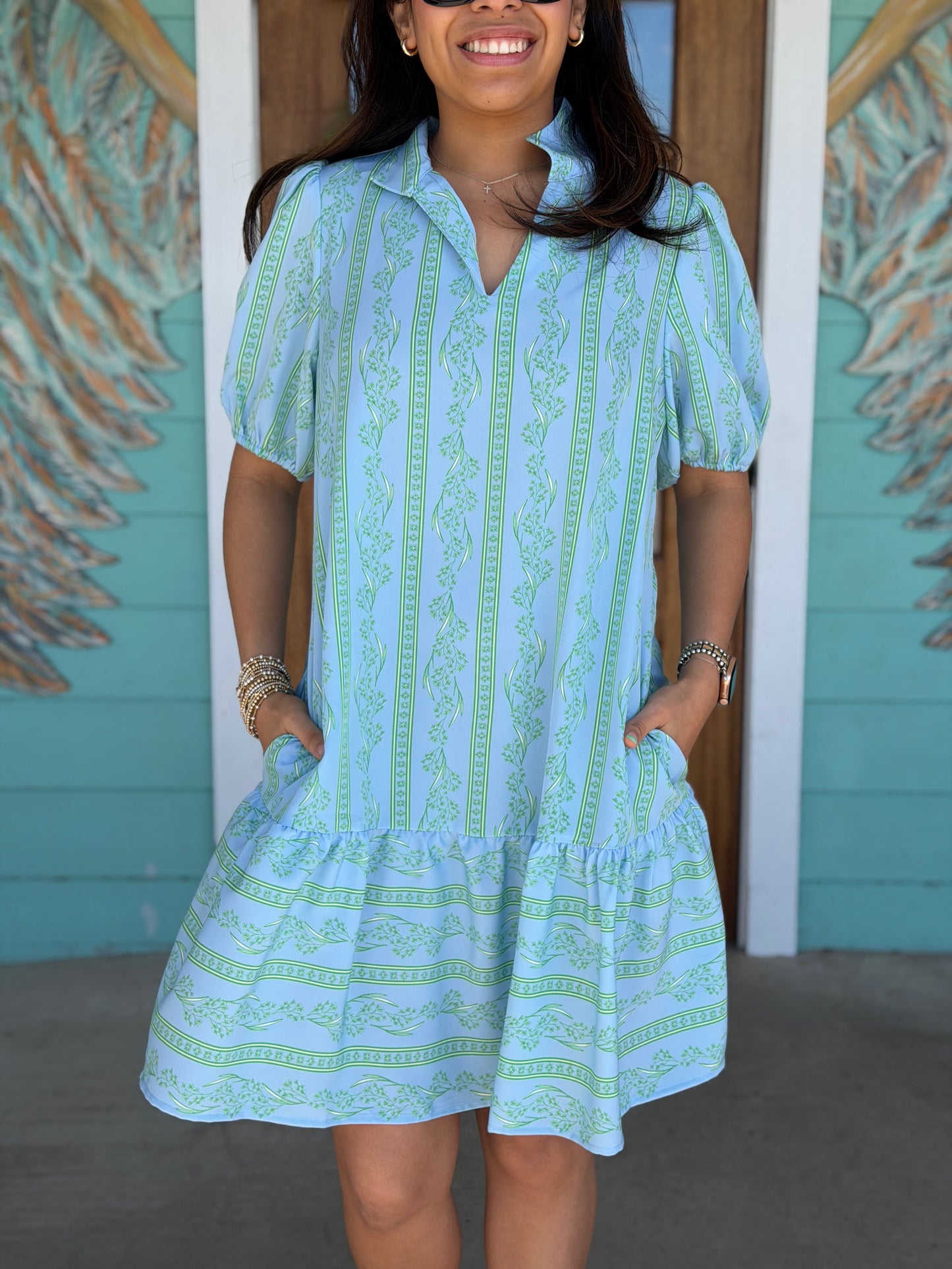 Nancy Garden Lace Green Dress