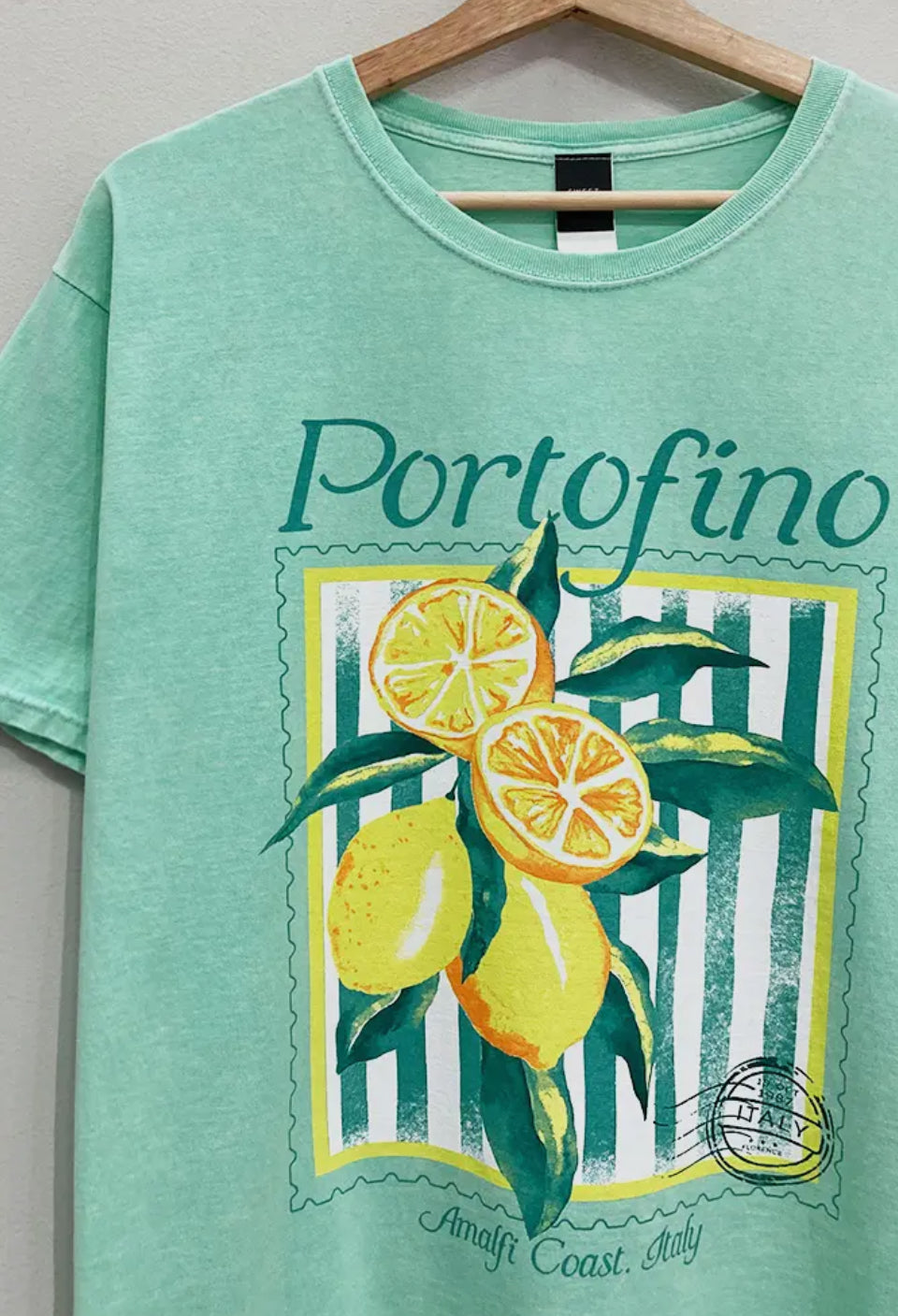 Spring Green Portofino Graphic Tee