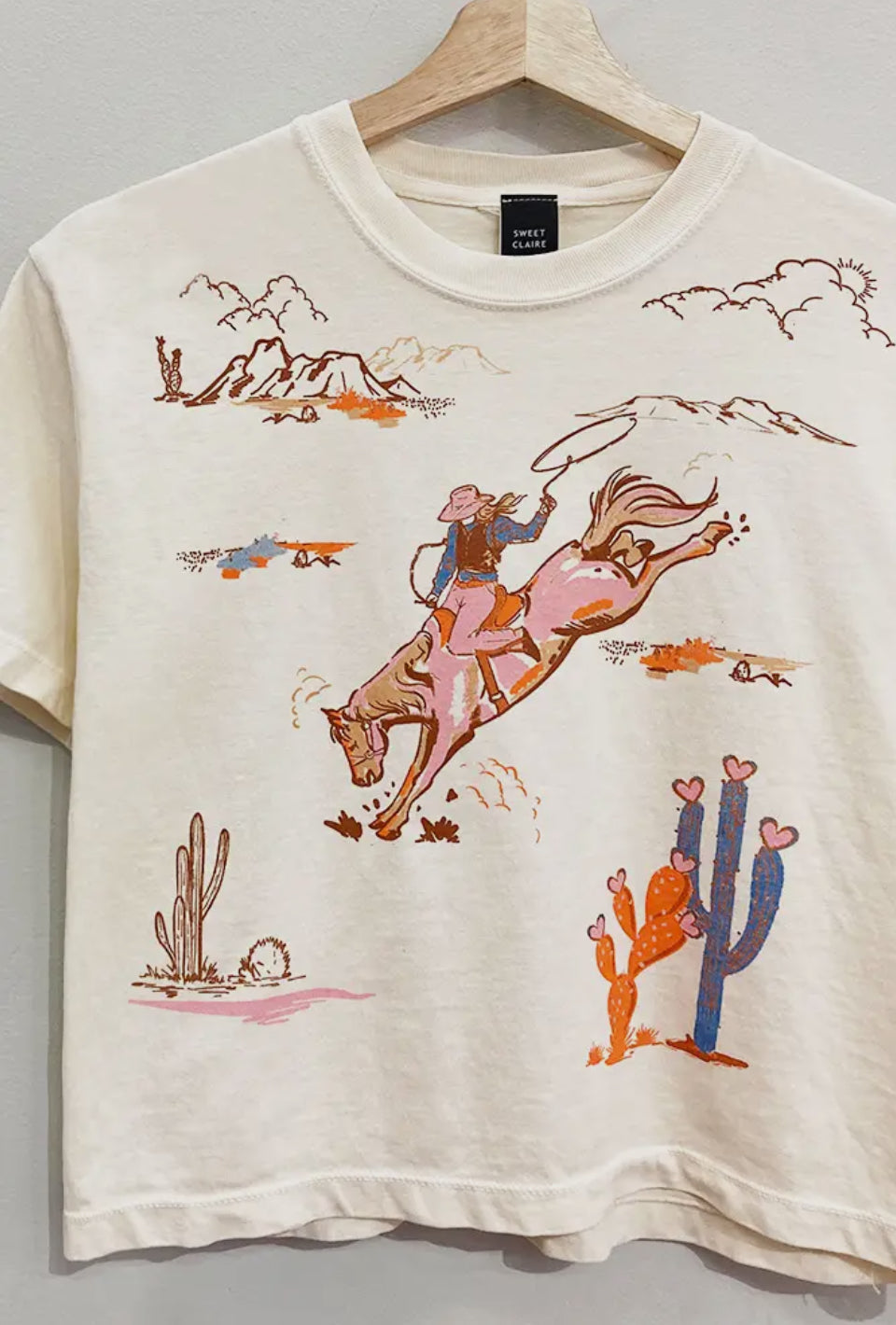 Cowboy Bronc Crop Tee