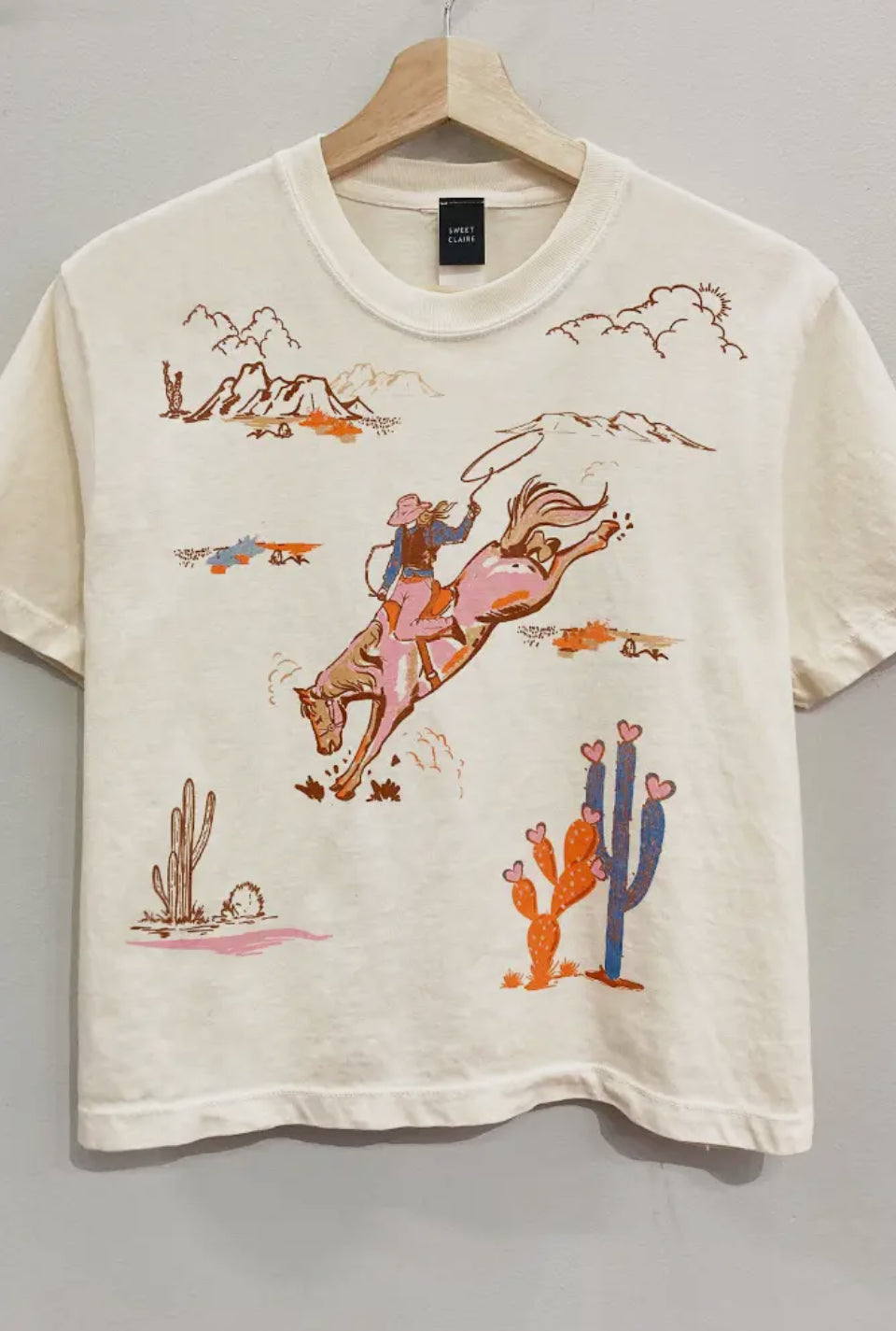 Cowboy Bronc Crop Tee