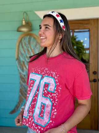76 Varsity Mineral Red Tee