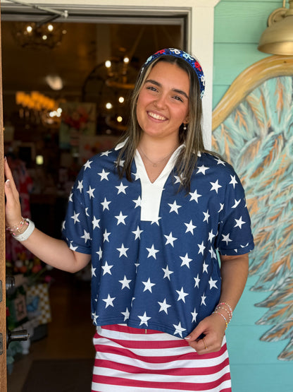 Stars & Stripes Top and Skirt Set