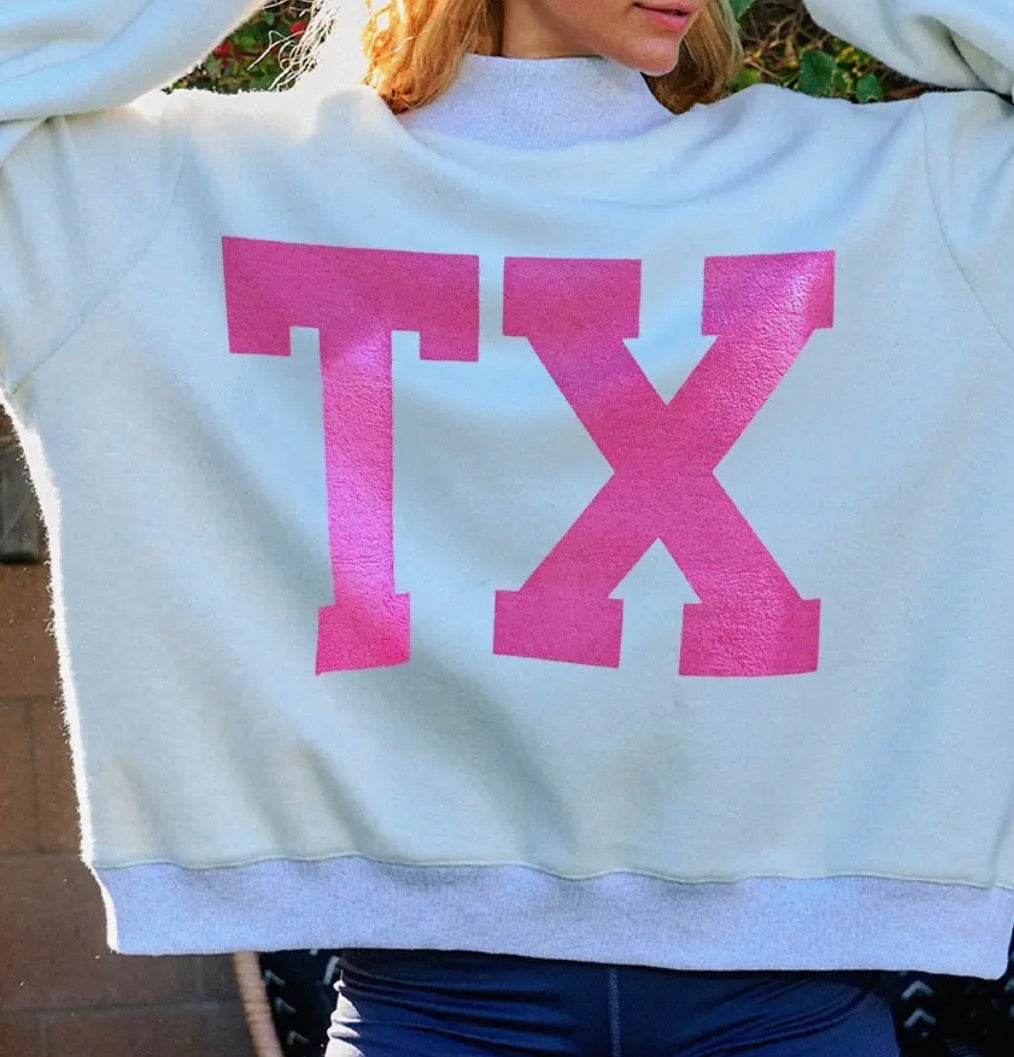 Grey Reversible Texas Sweatshirt