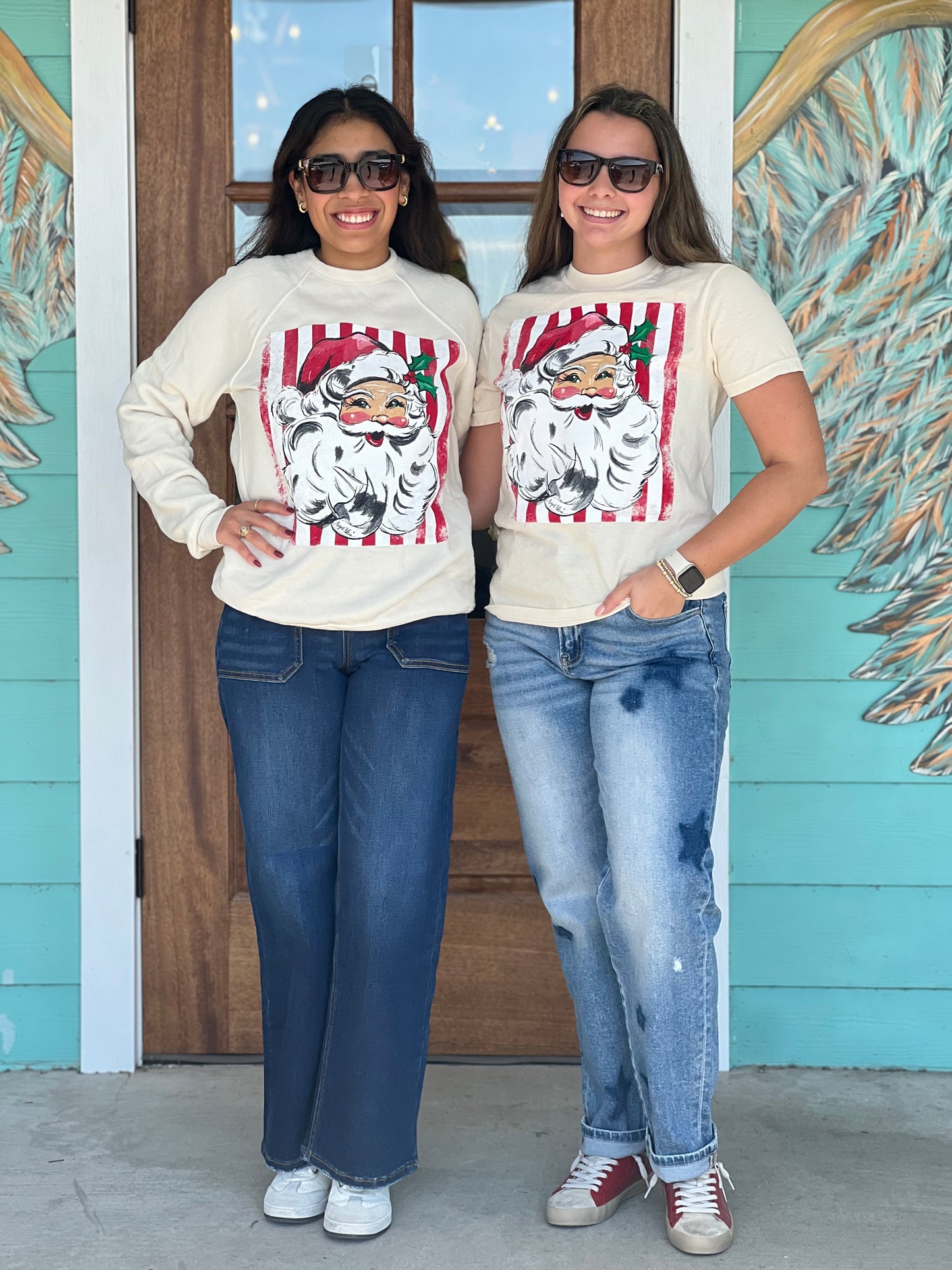 Jolly Santa Natural Tee