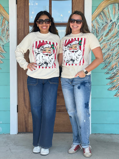 Jolly Santa Natural Tee