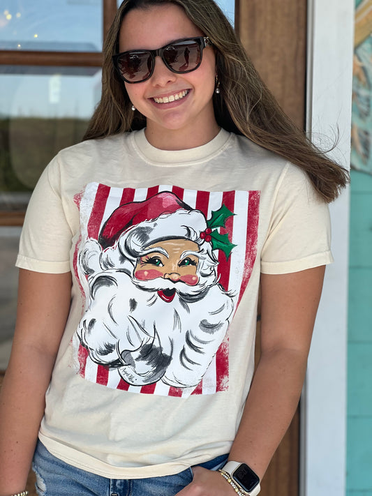 Jolly Santa Natural Tee