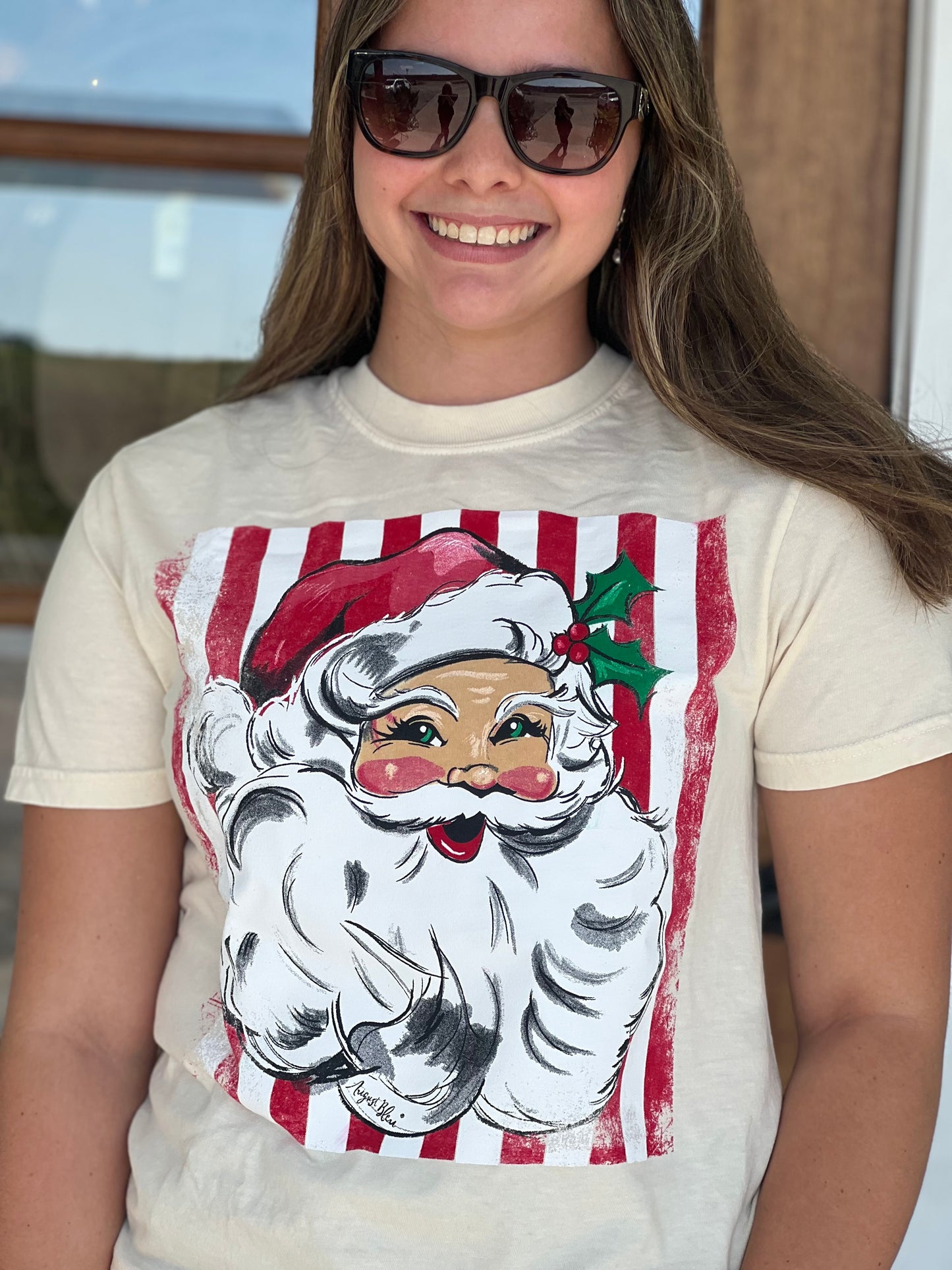 Jolly Santa Natural Tee