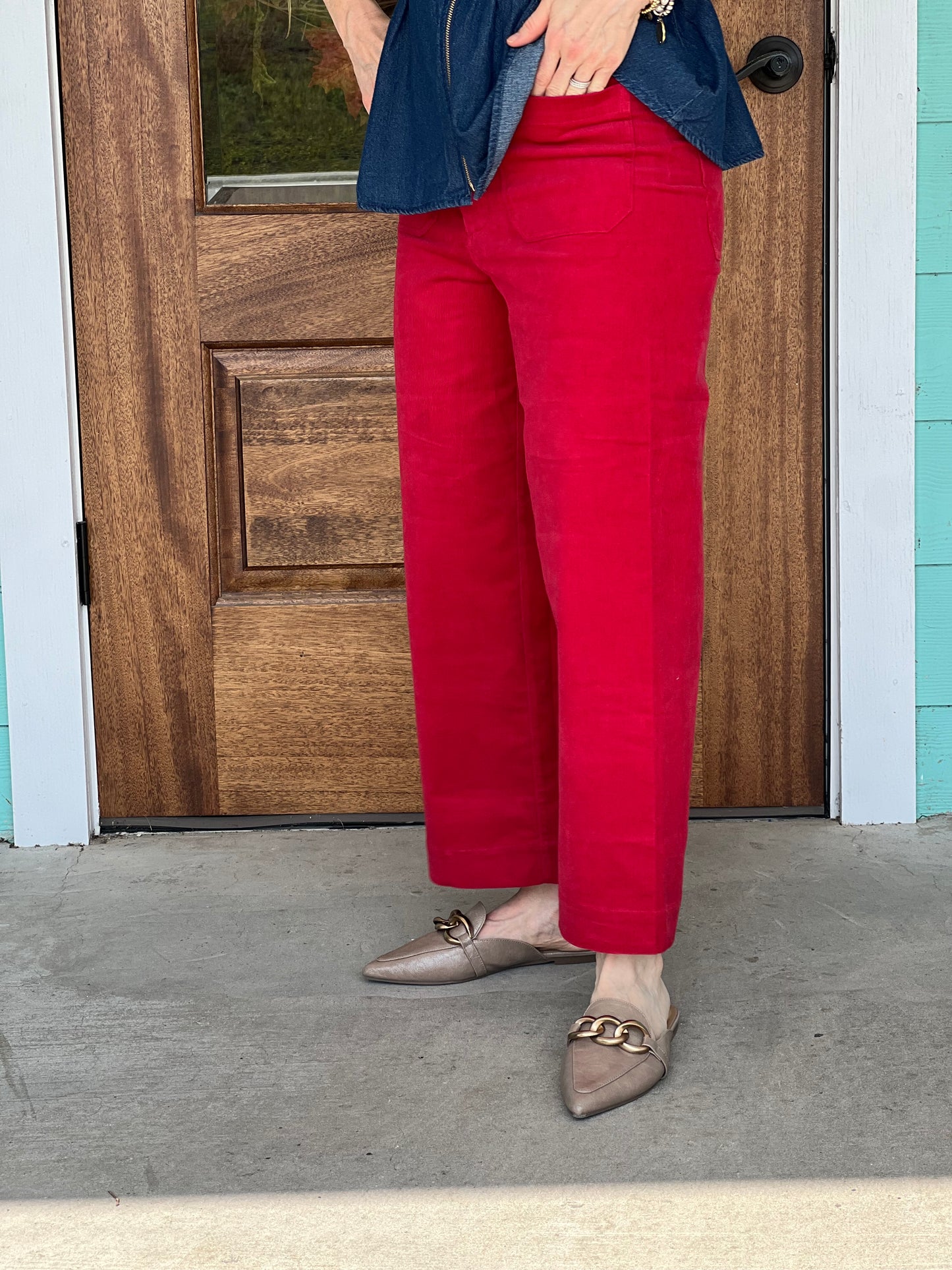 Rio Red Corduroy Pants