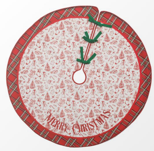 Toile Tree Skirt