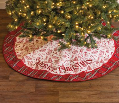 Toile Tree Skirt