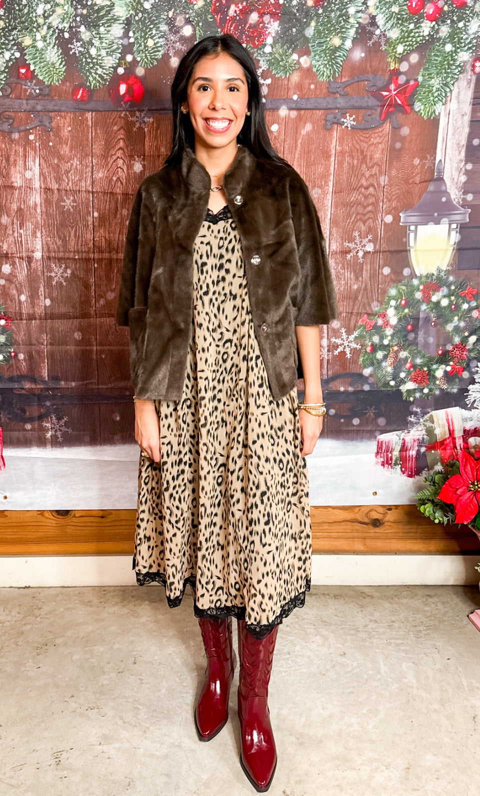 Leopard Print Paris Dress