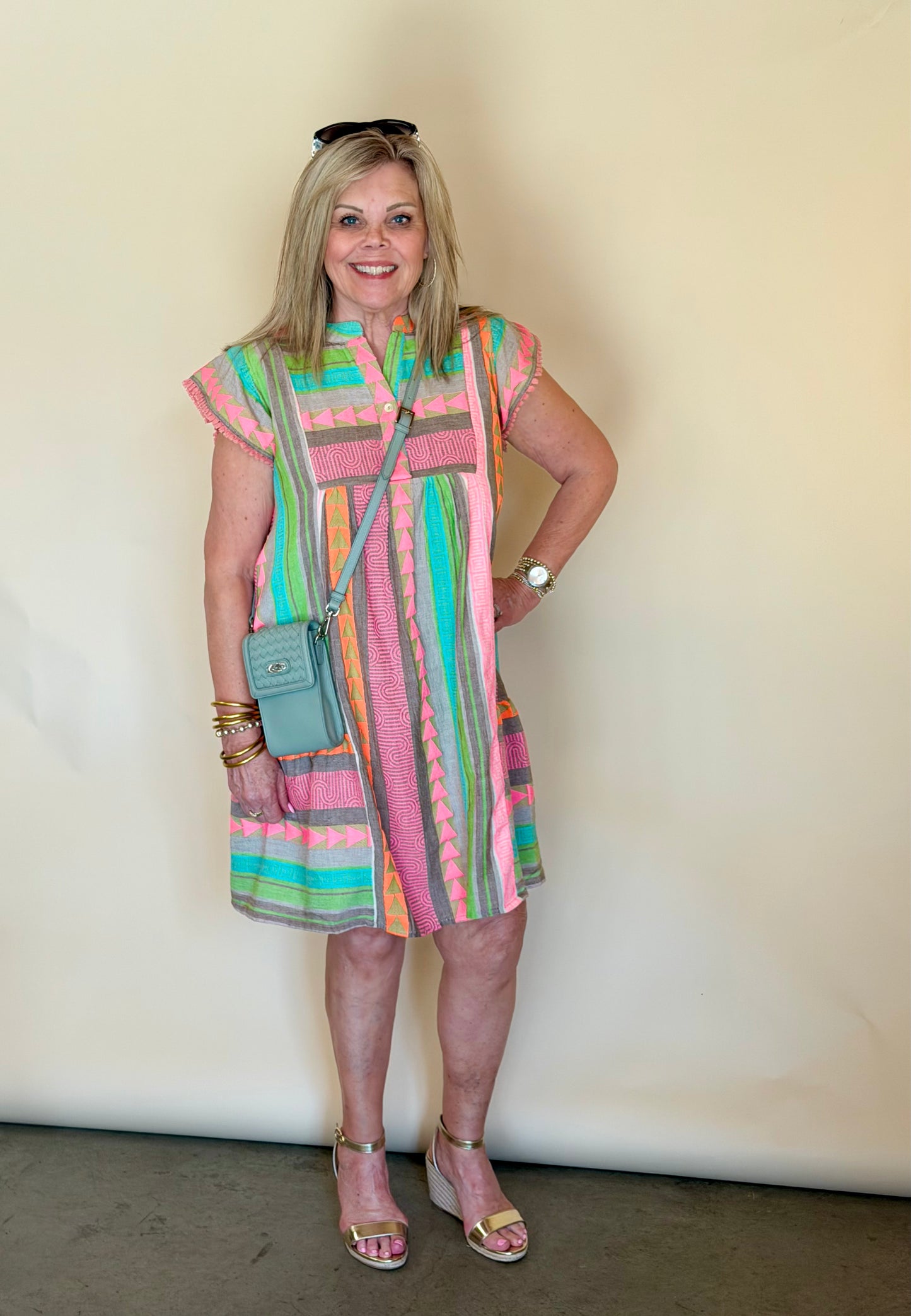 Bright Multi Serena Dress