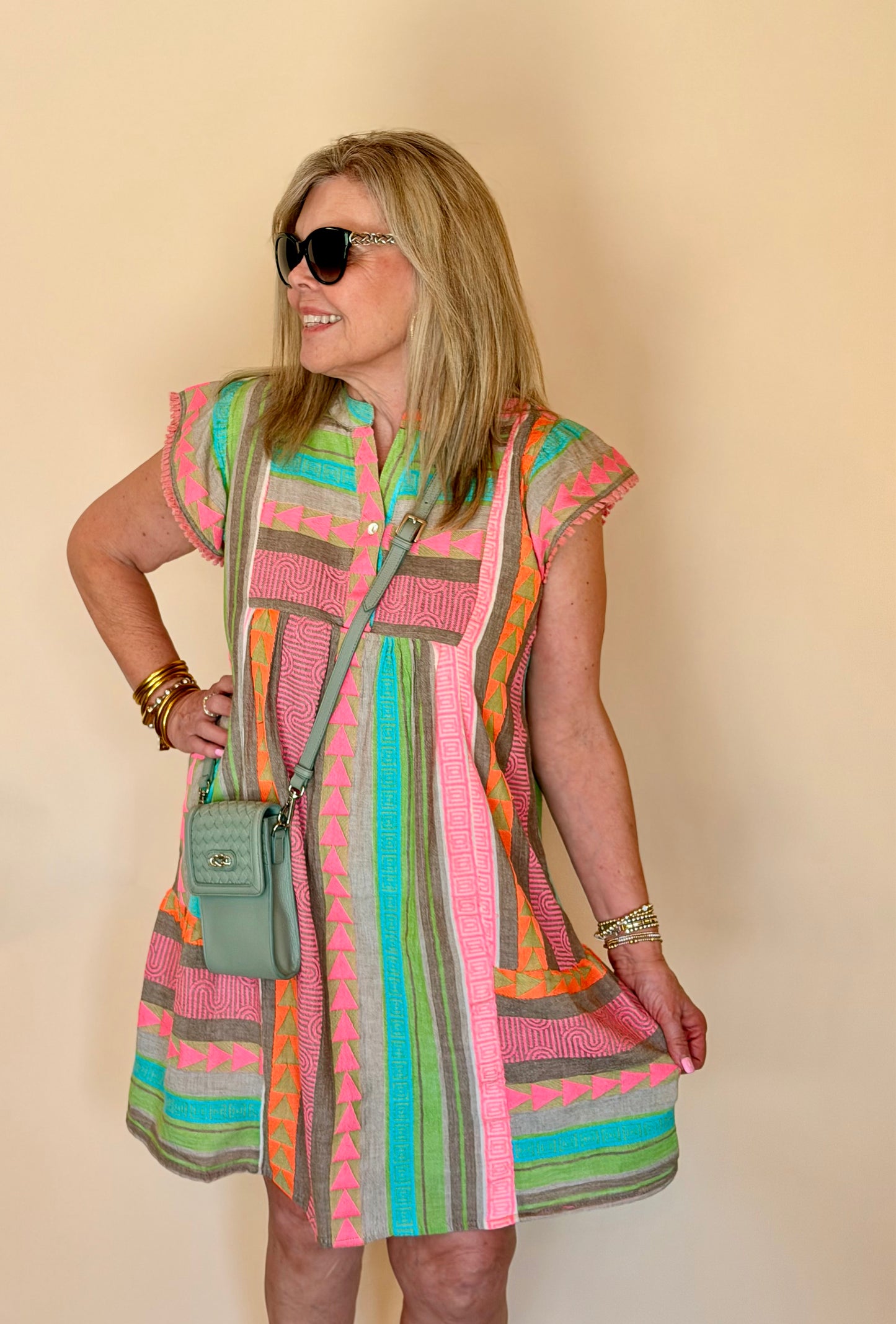Bright Multi Serena Dress