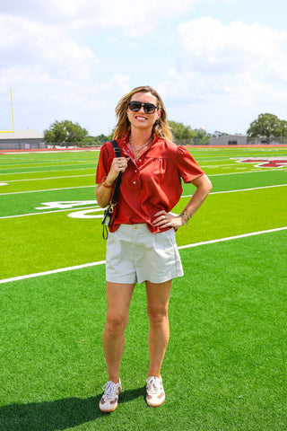Addie Burnt Orange Top