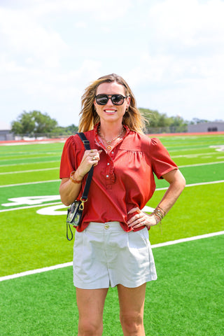 Addie Burnt Orange Top